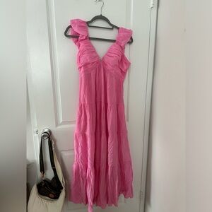 Grey Bandit Getaway Dress in Pink